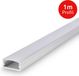 Briloner Pimp Your Stripe aluminium profiel 1m, zilver