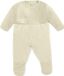 ML Poppen: PYJAMA GEBREID blanc 40cm, éco et recyclé, sur cintre, 3+