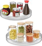 Merkloos / Sans marque Famanu Draaibare opbergset voor keuken en badkamer - Draaiende planken, 360 graden