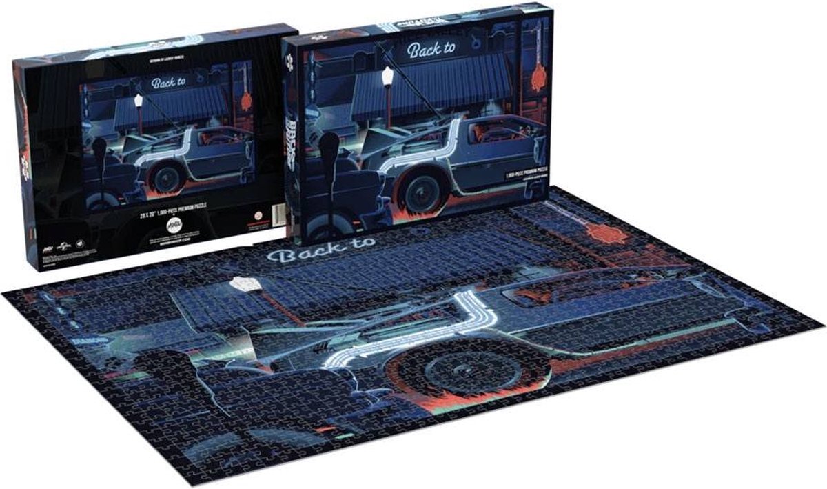 Mondo Back To The Future Puzzel DeLorean (1000 pieces)