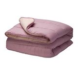 Pikolin Home Omkeerbaar dekbed, 300 g, tweekleurig, voor bedden van 135 cm, warm, ademend, mauve, 220 x 220 cm