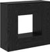 vidaXL Konsolentisch Schwarz Eichen-Optik 82 x 29 x 74 cm