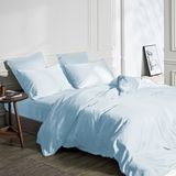 Primaviera Deluxe dekbedovertrek 100% Bamboo Blauw 240 x 200/220 cm