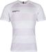Craft Progress Graphic SS Shirt Heren Sportshirt - Maat S - Mannen - wit/grijs