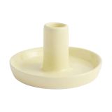HAY Bougeoir Disc Lime blanc Ø7x4 cm