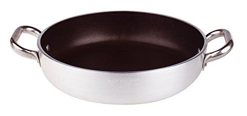 Pentole Agnelli Platina pan met onderkant geslepen, 32 cm