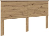 vidaXL - Hoofdbord - Artisan - Eik - Geconstrueerd - hout