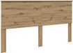 vidaXL - Hoofdbord - Artisan - Eik - Geconstrueerd - hout