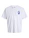 JACK & JONES Jortrendy Objects T-shirt SS Crew Neck TG, wit glanzend, XXL, heren