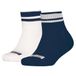 PUMA Clyde Junior 2 paires de chaussettes, rose/blanc, 20-62, Rose/Blanc