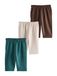 Next Broek lichtbeige / donkerbruin / smaragd