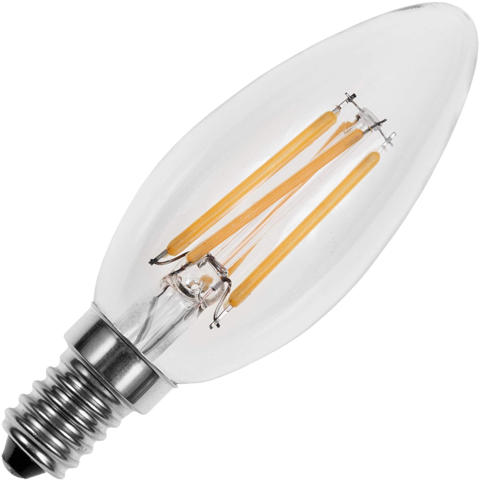 SPL kaarslamp LED filament 4W (vervangt 30W) kleine fitting E14