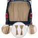 Volkswagen T6 L1 L2 Rideaux de hayon en tissu beige