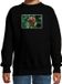 Bellatio Decorations Shoppartners Bv Dieren sweater met apen foto - zwart - voor kinderen - 134/146
