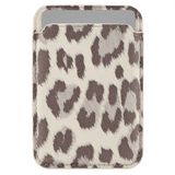 Selencia Sabi Pashouder geschikt voor MagSafe - Wallet Kaarthouder - Soft Ivory