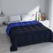Italian Bed Linen ELEGANT Winter Dekbed, Donkerblauw/Koningsblauw, 260x260cm