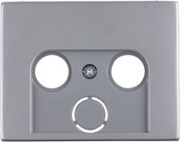 Berker K5 centraalplaat Rvs radio/Tv