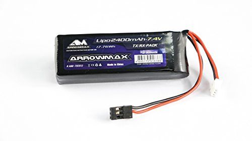 Arrowmax Modelbouw-emfaengeraccu (LiPo) 7,4 V 2400 mAh Stick JR
