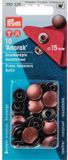 Prym Naaivrijdrukknoop, navulling, oud koper, 10 stuks, 15 mm