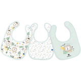 Kikka Boo Cotton Bibs Set - Savanna Mint - 3 stuks
