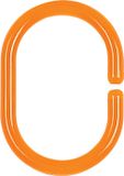 SPIRELLA douchegordijnringen C-MINOR - ORANJE - 12 STUKS