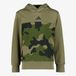 Adidas J Camo FL kinder hoodie met camouflageprint groen - Maat 128/134
