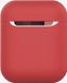 By Qubix AirPods 1/2 hoesje Liquid series - Siliconen - Rood - Schokbestendig
