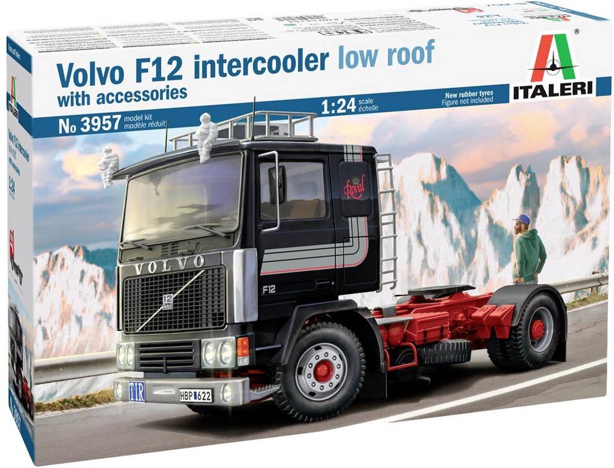 Italeri 1:24 3957 Volvo F12 Intercooler Low Roof Truck Plastic kit