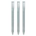 Pro Plus Piquets de sol - 20x - tentharingen - métal - demi-rond - 30 cm - pour tente ou paravent