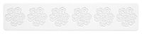 Staedter Blossom Decormat, siliconen rubber, wit, 39,5 x 8 x 30 cm
