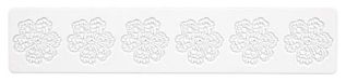 Staedter Blossom Decormat, siliconen rubber, wit, 39,5 x 8 x 30 cm