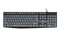 iBox IKC2010G Clavier USB QWERTY Anglais Gris, Noir