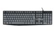 iBox IKC2010G Clavier USB QWERTY Anglais Gris, Noir