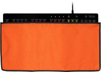kwmobile Toetsenbordhoes voor Universal Keyboard (L) Toetsenbordetui – Stofbescherming Met Ritssluiting – oranje