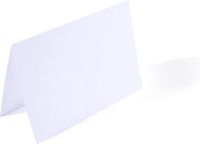 Florence Blanco Dubbele Kaarten - Wit - 10,5 x 15,7 cm - 25 st. - Glad - 200 g