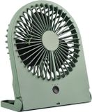 BES LED Trion Breezi Tafelventilator Rechthoek Mat Groen Kunststof