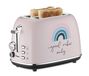 Trisa Good Vibes 2-slice toaster 815W Black, Pink, Silver