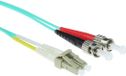ACT RL7610 Glasvezel LC naar ST Kabel 10 m Aqua