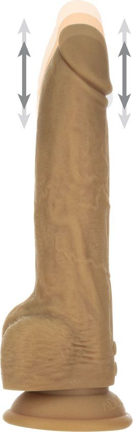 Naked Addiction Realistische Stotende Dildo met Afstandsbediening - 23 cm