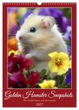 Golden Calvendo Golden Hamster Snapshots (Wall Calendar 2027 DIN A3 portrait)