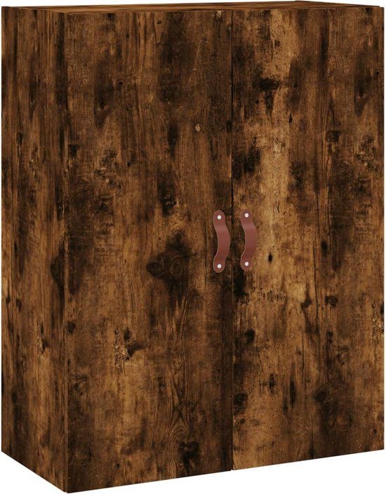 vidaXL Wandkast - 69,5x34x90 cm - Gerookt eikenkleurig
