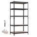 VEVOR Heavy Duty Opbergrek, 5 planken, 923x415x1813mm, 907,2kg draagvermogen, stalen frame, MDF-planken, deelbaar en verstelbaar ontwerp, werkbankfunctie, flexibel insteekrek voor thuis, magazijn en werkplaats
