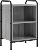 vidaXL Nachtkastje Grijs Sonoma 40 x 30 x 60 cm Bewerkt hout