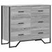 VidaXL Ladekast Grijs Sonoma Eikenhout 91x35,5x74,5 cm