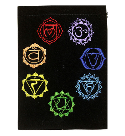 Greentree Tarot tasje 7 chakra 14 x 17 cm 1ST