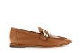 CAFèNOIR - Mocassins en cuir avec boucle dorée pour femmes
