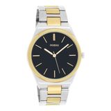 OOZOO Timepieces C10522 Unisex Polshorloge Zilverkleurig/Zwart Analoog Quartz