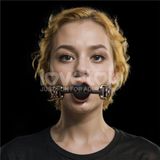Rimba LOVETOY Rebellion Reign Breathable Silicone Ball Gag - Bruin