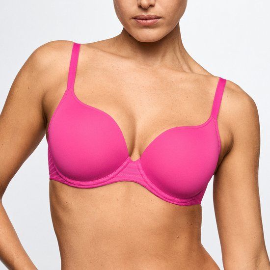 Marie Jo BASYL - Voorgevormde bh - hartvorm - 0102876 - Roze - maat EU 75E / FR 90E