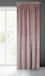 Eurofirany Villa Gordijn, fluweel, zacht, plooiband, 1 stuk, edel gordijn, dik, 290 g/m2, elegant, glad, effen, wollig, modern, klassiek, woonkamer, slaapkamer, lounge, poeder, 140 x 270 cm